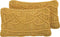 KIRIS - Sierkussen set van 2 - Mosterdgeel - 30 x 50 cm - Katoen
