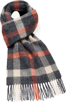 Sjaal Blyth Grijs - Meriono Lamswol - 25 x 190 - Bronte by Moon Scotland