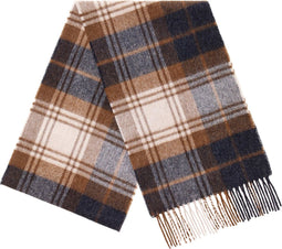 Sjaal Briggate Natural - Meriono Lamswol - 25 x 190 - Bronte by Moon Scotland