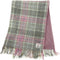 Sjaal Harris Tweed Zacht Roze Buchanan - Zachte Fleece binnenkant - 25 x 155 - Glen Appin of Scotland