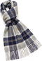 Sjaal Tartan Bannockbane Silver - Meriono Lamswol - 25 x 190 - Bronte by Moon Scotland