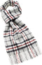 Sjaal Tartan Grey Thompson - Meriono Lamswol - 25 x 190 - Bronte by Moon Scotland