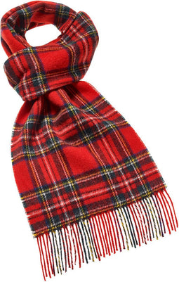 Sjaal Tartan Royal Stewart - Meriono Lamswol - 25 x 190 - Bronte by Moon Scotland