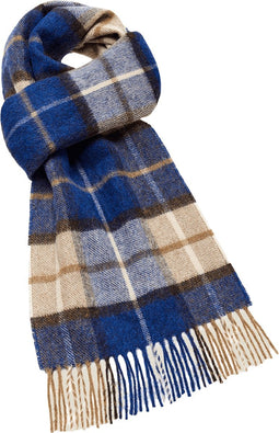 Sjaal Winchester Cobalt - Meriono Lamswol - 25 x 190 - Bronte by Moon Scotland