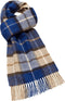 Sjaal Winchester Cobalt - Meriono Lamswol - 25 x 190 - Bronte by Moon Scotland