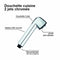 EDOUARD ROUSSEAU - Handdouche - 2 stralen - Verchroomd