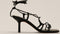 NA-KD Knotted Ankle Strap Stilettos - Dames Pumps - Maat 37 - Zwart