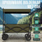 Avalo Bolderkar XL - Opvouwbaar - 110KG Draagvermogen - 120L - 97x60x105 CM - 360º Wielen