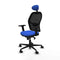 Jorquera Piqueras y Crespo 2D036N1 - Bureaustoel met hoofdsteun - Verstelbare hoogte en armleuning - Blauw
