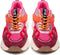 POSH by Poelman AYOKI - Dames sneakers - Chunky zool 4.5 cm - Roze met combinatie