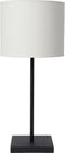 Atmooz - Tafellamp Swan - Met kap - E27 - Slaapkamer / Woonkamer - Zwart - Hoogte 50.5 cm - Metaal
