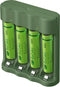 GP GP B421 - USB Lader - 4 AAA 850mAh - olijfgroen