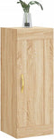 vidaXL - Wandkast - 34,5x34x90 - cm - bewerkt - hout - sonoma - eikenkleurig