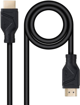 NANOCABLE 10.15.8300 - HDMI kabel - 0,5 m 48 Gbit/s Dynamic HDR 3D - Zwart