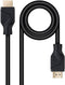 NANOCABLE 10.15.8300 - HDMI kabel - 0,5 m 48 Gbit/s Dynamic HDR 3D - Zwart
