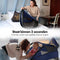 Deryan Baby Luxe Campingbedje - Zelfopblaasbaar matras - Navy