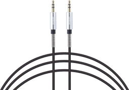 UNIQ Accessory Audiokabel Anti-Winding AUX - Zwart