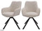 Dutchbone Oliver Draaibare Eetkamerstoel - Terra Stof - Duo Set