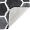 Dutch House Toiletmat Rennes - WC Mat 60x50cm - Grijs - Antislip - Toiletmat met uitsparing - Badkamer Mat - WC Mat - Snel Absorberend - Snel Drogende Toiletmat