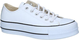 Converse Chuck Taylor All Star Lift Ox - Lage sneakers - Dubbel zo dikke zool - Wit - Maat 42