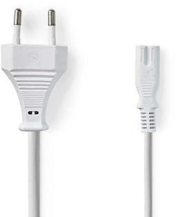 Nedis PCGP11040WT50 - Stroomkabel Euro-connector - 500 cm - Wit