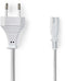Nedis PCGP11040WT50 - Stroomkabel Euro-connector - 500 cm - Wit