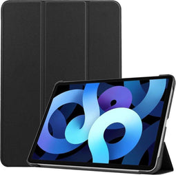 Just in Case iPad Air (2019) - Smart Tri-Fold Case - Kunstleer - Zwart