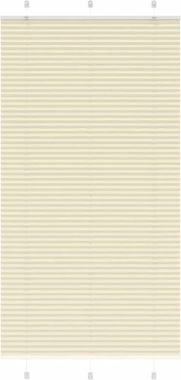 vidaXL - Plissé - rolgordijn - 100x200 - cm - stofbreedte - 99,4cm - polyester - crème