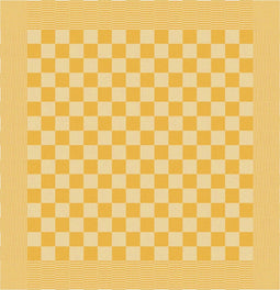DDDDD Barbeque - Theedoeken - Set van 6 - 65x65cm - Okergeel (6 stuks)