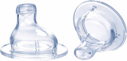 Nûby Antilek Vervangtuit - Soft Sipper Tuit met drukgevoelig ventiel - (2 stuks)