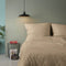 Dekbedovertrek set - 3 Onderdelen - 100% Katoen - Beige (3 stuks)