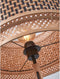 GOOD&MOJO Vloerlamp Bhutan - Bamboe/Zwart - Ø25x130cm - - Staande lampen voor Woonkamer - Slaapkamer