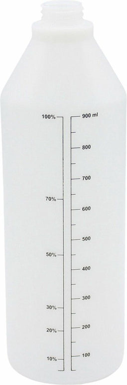 Fles Polyethyleen 1 liter met schaalverdeling