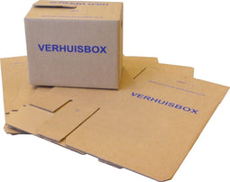 Raadhuis verhuisdozen - 485x320x355mm - met dubbele bodem - 5 stuks - RD-351125-5