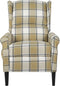 vidaXL Fauteuil stof groen