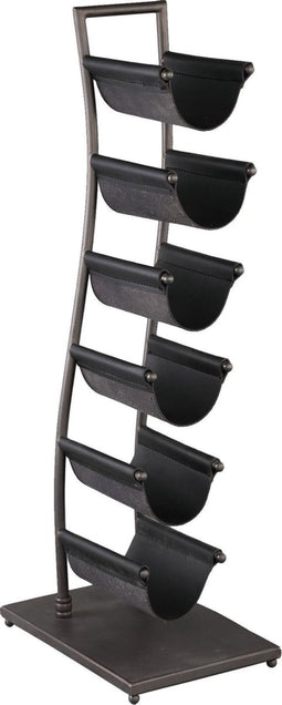 PTMD torben zwart metalen golf wijnrek