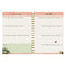 Lannoo Graphics - Diary Wire-O 2024 - Agenda 2024 - Wire-O - BOTANIC - Pink - 7d/2p - 4Talig - 120 x 160 mm