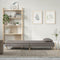 vidaXL - Slaapbank - stof - taupe