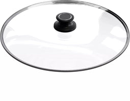 AMT Gastroguss Gehard glazen deksel - Ø 36 cm - Roestvrijstalen rand - Hittebestendige knop