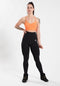 Gorilla Wear Olivia Seamless Leggings - Hoog Getailleerd - Scrunch Body Contouring - Zwart - XS/S