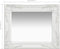 vidaXL - Wandspiegel - barok - stijl - 50x40 - cm - wit
