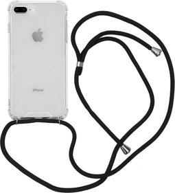 iMoshion Hoesje Geschikt voor iPhone 8 Plus / 7 Plus Hoesje Met Koord - iMoshion Backcover met koord - Transparant