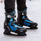 Nijdam North Glider - IJshockeyschaatsen - Semi-Softboot - Zwart/Blauw - Maat 40
