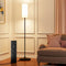 Glowy Vloerlamp - Dimbaar - Afstandsbediening - Zwart