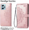 imoshion Hoesje Geschikt voor Xiaomi Redmi Note 12 (4G) Hoesje Met Pasjeshouder - imoshion Mandala Bookcase - Rosé Goud