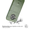 imoshion Hoesje Geschikt voor Nokia X20 / X10 Hoesje Siliconen - imoshion Rugged Shield Backcover - Groen