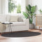 vidaXL - Vloerkleed - 'HUARTE'in - Anthraciet - 120x170 - cm - Ovaal