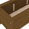 vidaXL - Plantenbak - verhoogd - 199,5x40x39 - cm - massief - grenen - honingbruin
