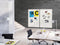 Sigel glasmagneetbord - glaswhiteboard XL - Artverum - 180x120cm - wit - SI-GL230