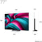 LG OLED evo C54 - Ultra HD TV - 77 inch - OLED Evo-technologie - Zwart